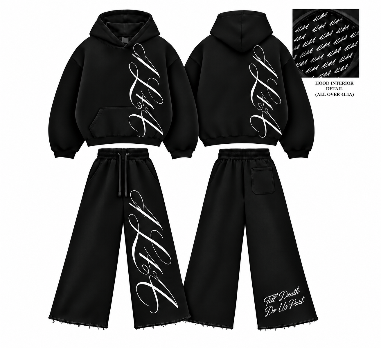 Heritage Hoodie in Noir